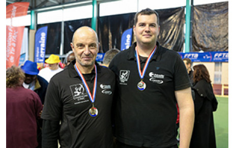 LE PERE ET LE FILS  CHAMPIONS DE FRANCE 